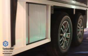 Silver Side Opening Tambour Door
