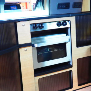 Bronze Horizontal Opening Tambour Door